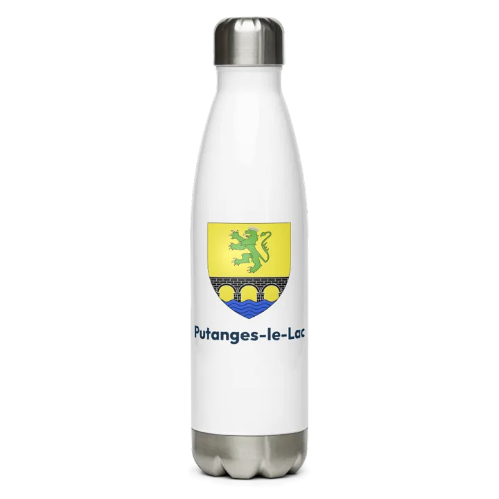 Gourde inox blason de Putanges-le-Lac
