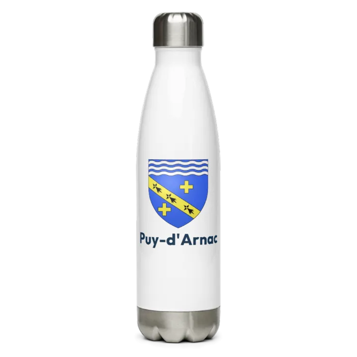 Gourde inox blason de Puy-d'Arnac