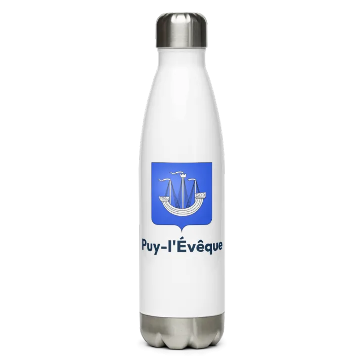 Gourde inox blason de Puy-l'Évêque