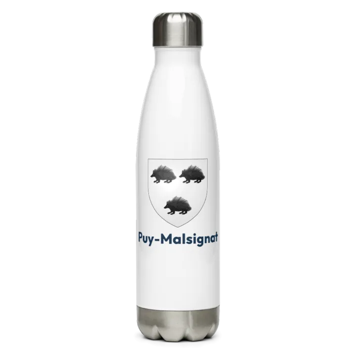 Gourde inox — blason de Puy-Malsignat