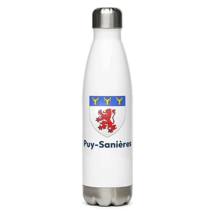 Gourde inox blason de Puy-Sanières