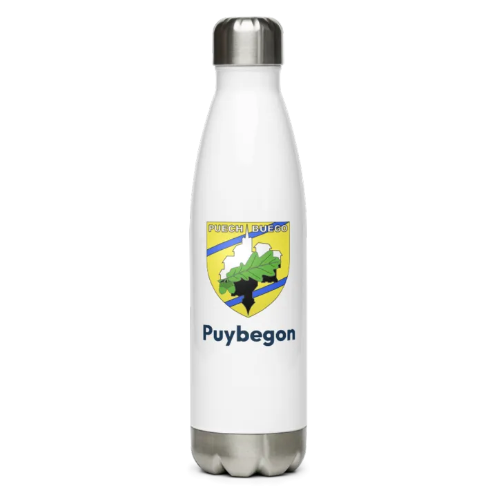 Gourde inox blason de Puybegon