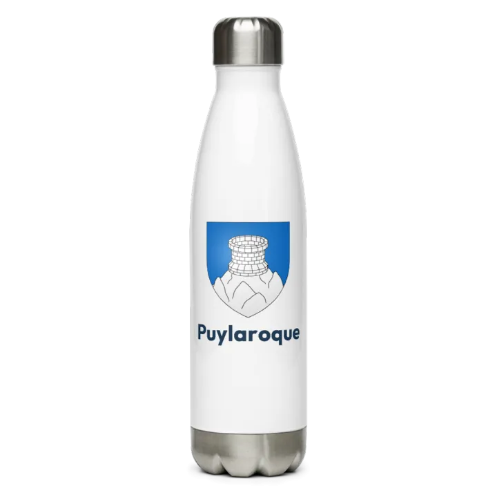 Gourde inox blason de Puylaroque