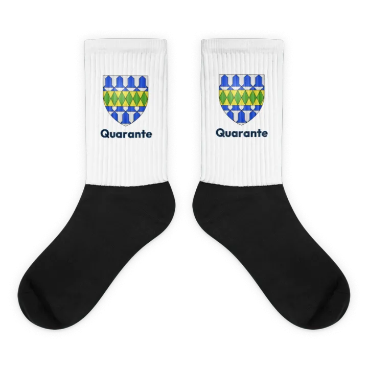 Chaussettes — blason de Quarante
