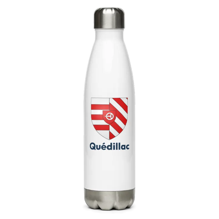 Gourde inox blason de Quédillac