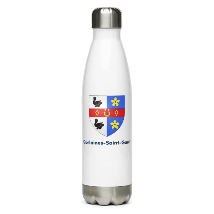 Gourde inox blason de Quelaines-Saint-Gault