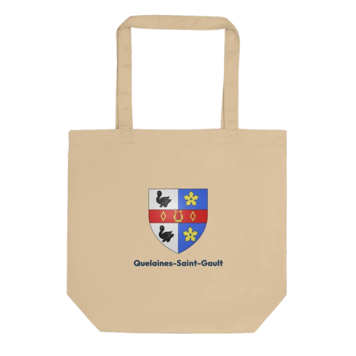 Tote bag coton bio — blason de Quelaines-Saint-Gault