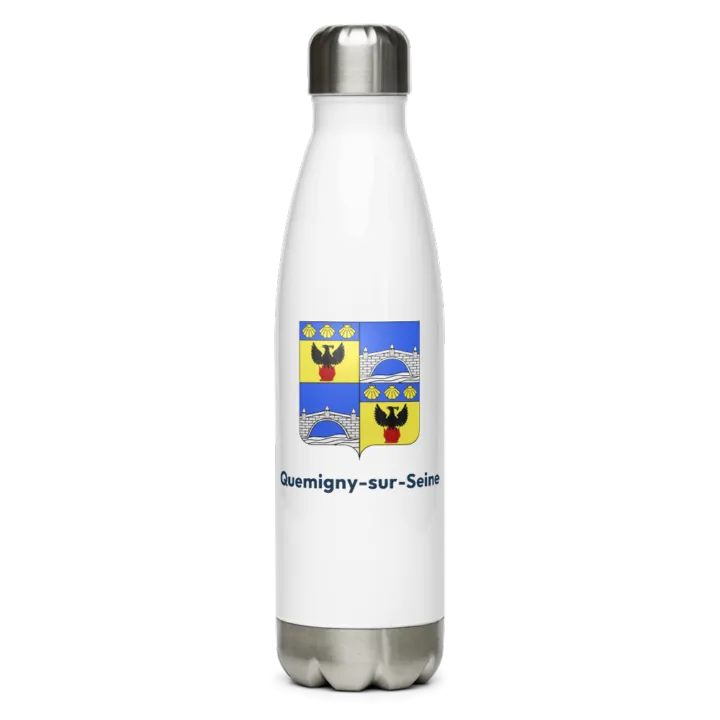 Gourde inox — blason de Quemigny-sur-Seine