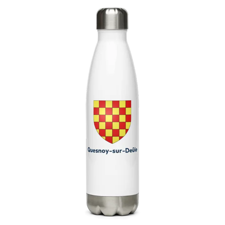 Gourde inox blason de Quesnoy-sur-Deûle