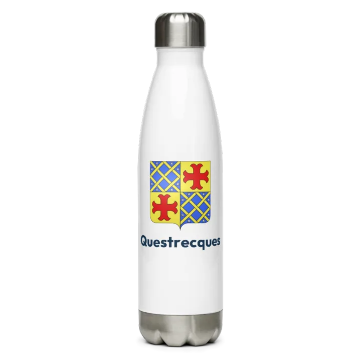 Gourde inox blason de Questrecques