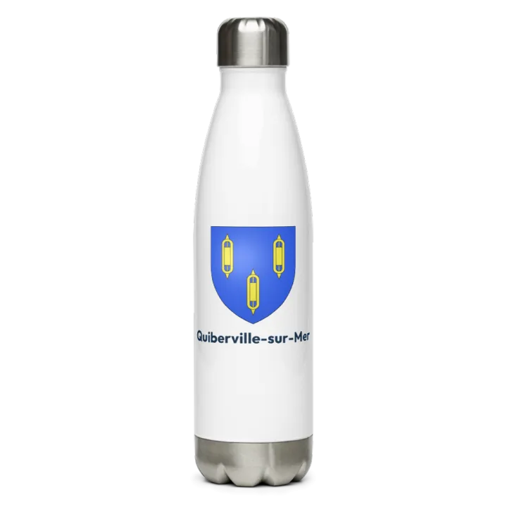 Gourde inox blason de Quiberville-sur-Mer