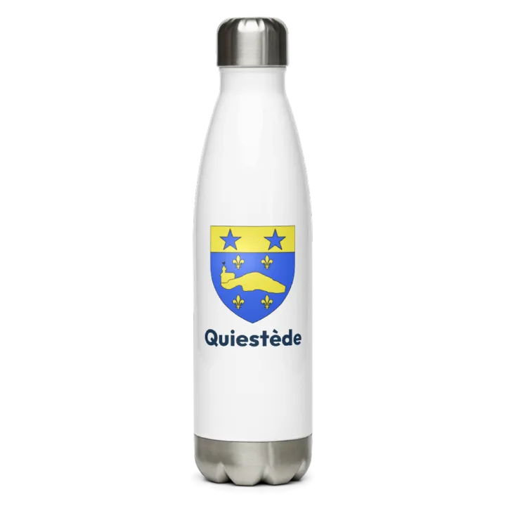 Gourde inox blason de Quiestède