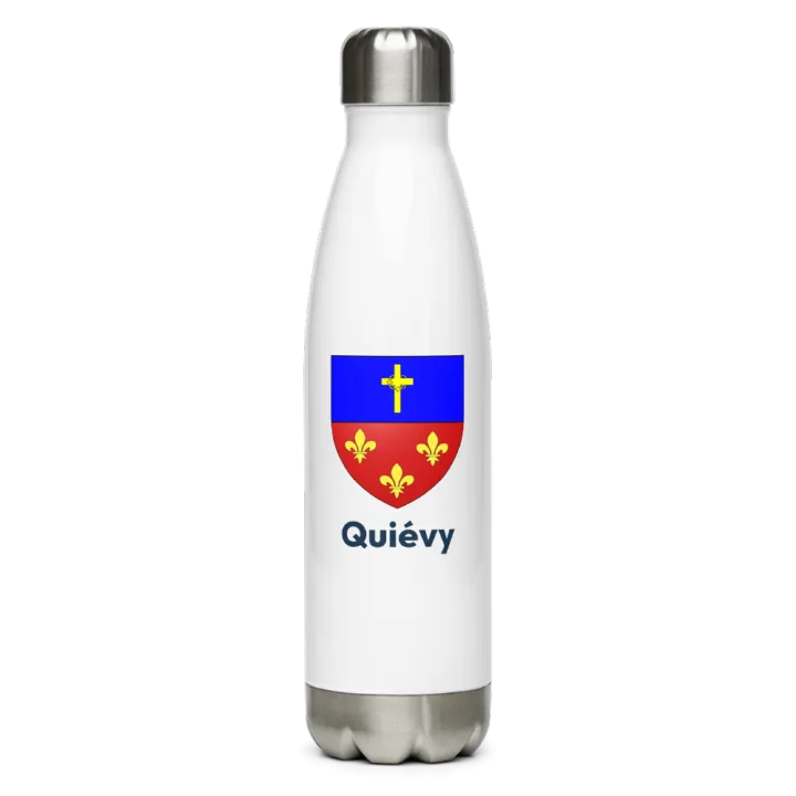 Gourde inox blason de Quiévy