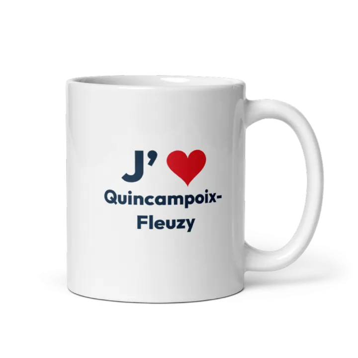 Mug « J’❤ Quincampoix-Fleuzy »