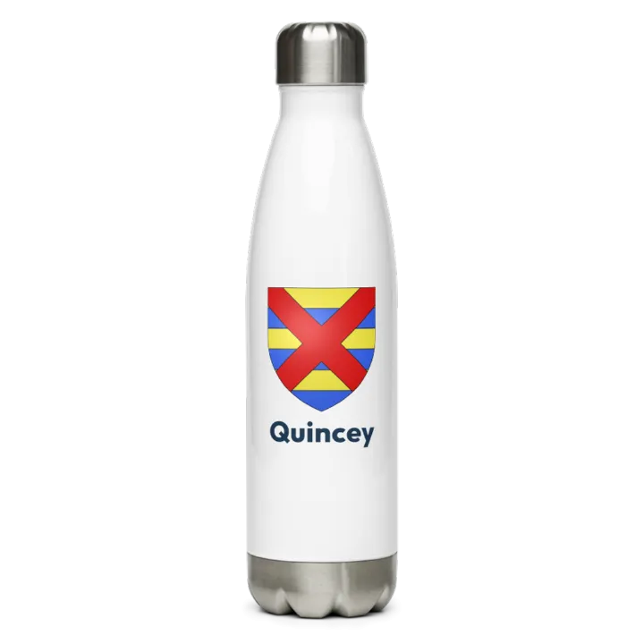 Gourde inox blason de Quincey