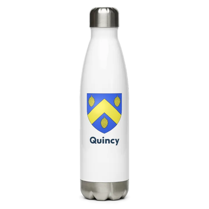 Gourde inox blason de Quincy