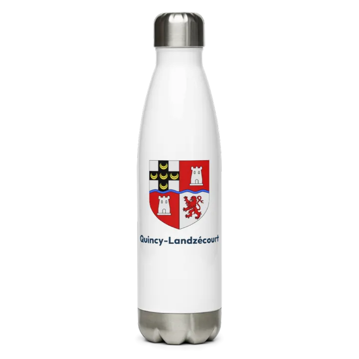 Gourde inox blason de Quincy-Landzécourt