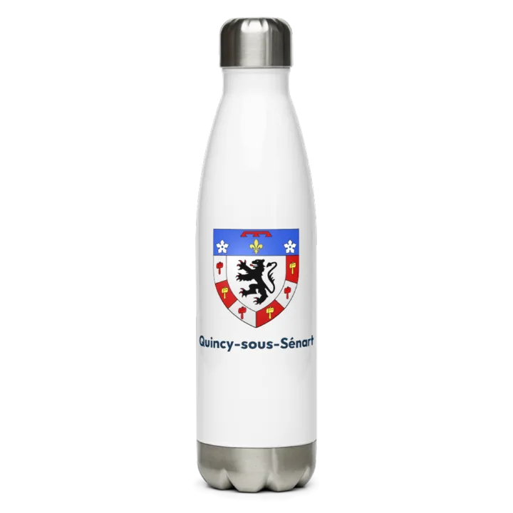 Gourde inox blason de Quincy-sous-Sénart