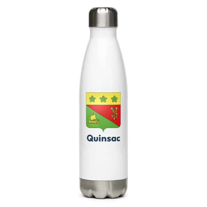 Gourde inox blason de Quinsac