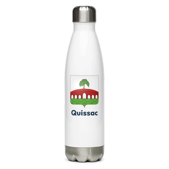 Gourde inox blason de Quissac