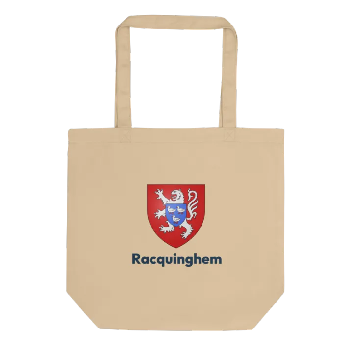 Tote bag coton bio — blason de Racquinghem