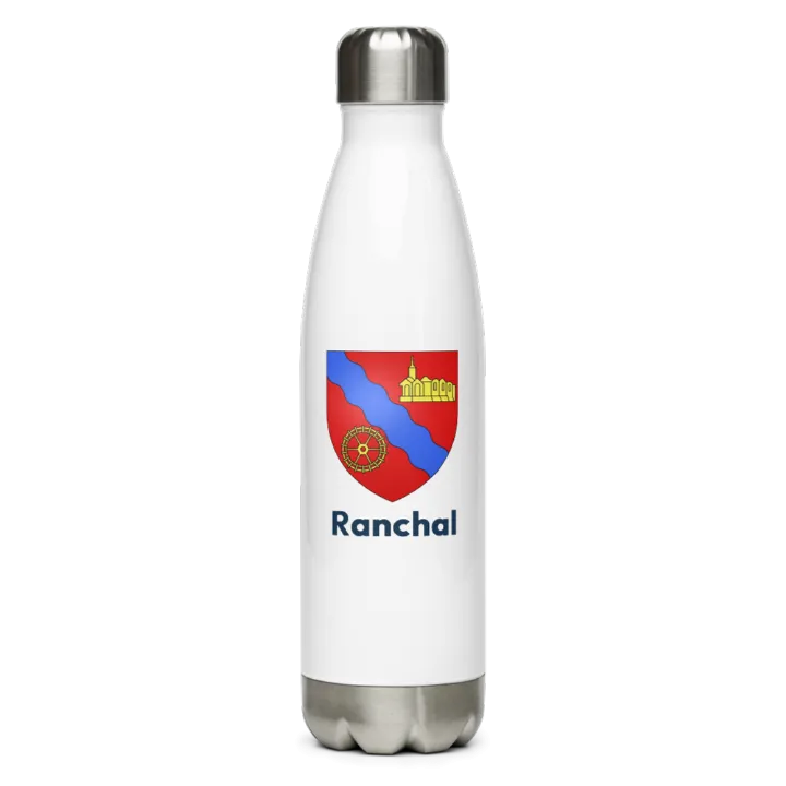 Gourde inox — blason de Ranchal