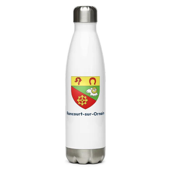 Gourde inox blason de Rancourt-sur-Ornain