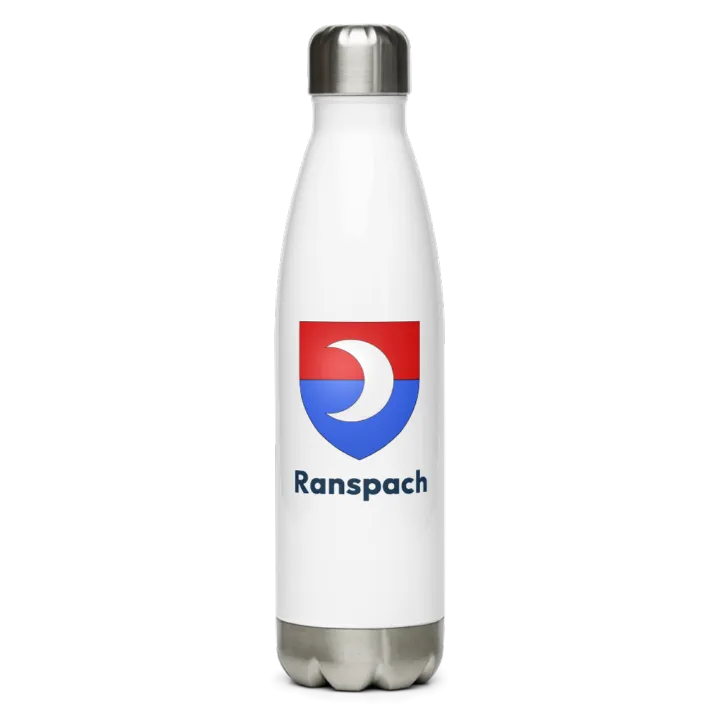 Gourde inox blason de Ranspach