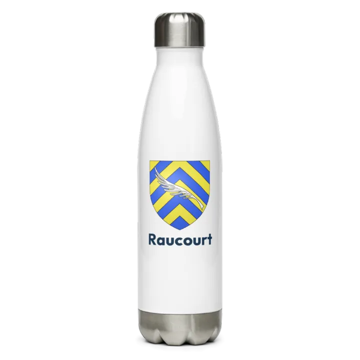 Gourde inox blason de Raucourt