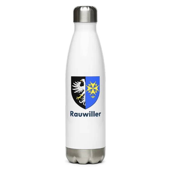 Gourde inox blason de Rauwiller
