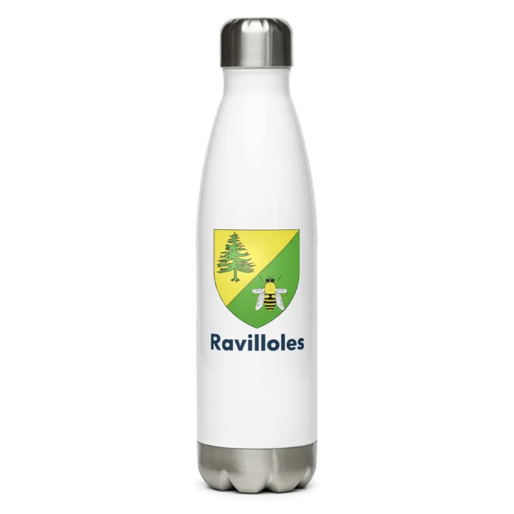 Gourde inox blason de Ravilloles