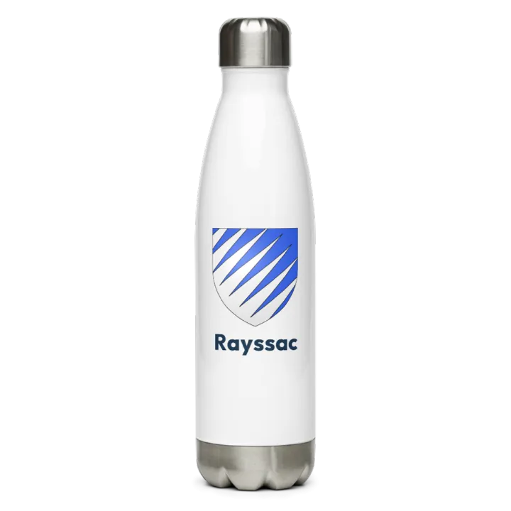 Gourde inox blason de Rayssac