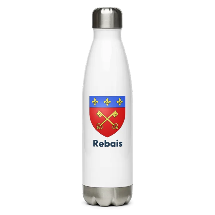 Gourde inox blason de Rebais
