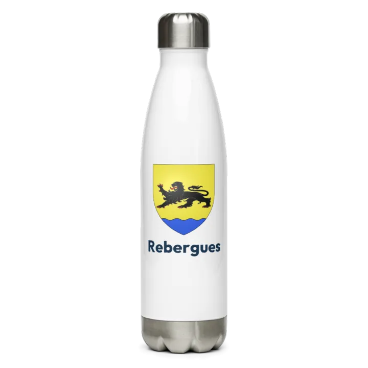 Gourde inox blason de Rebergues