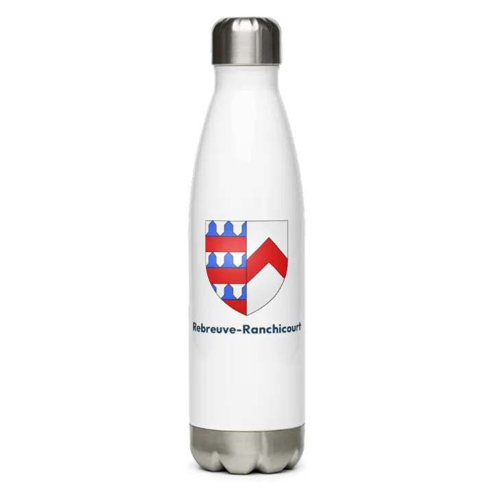 Gourde inox blason de Rebreuve-Ranchicourt