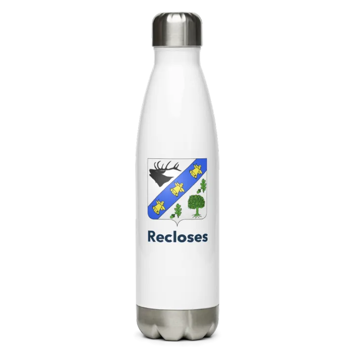 Gourde inox blason de Recloses