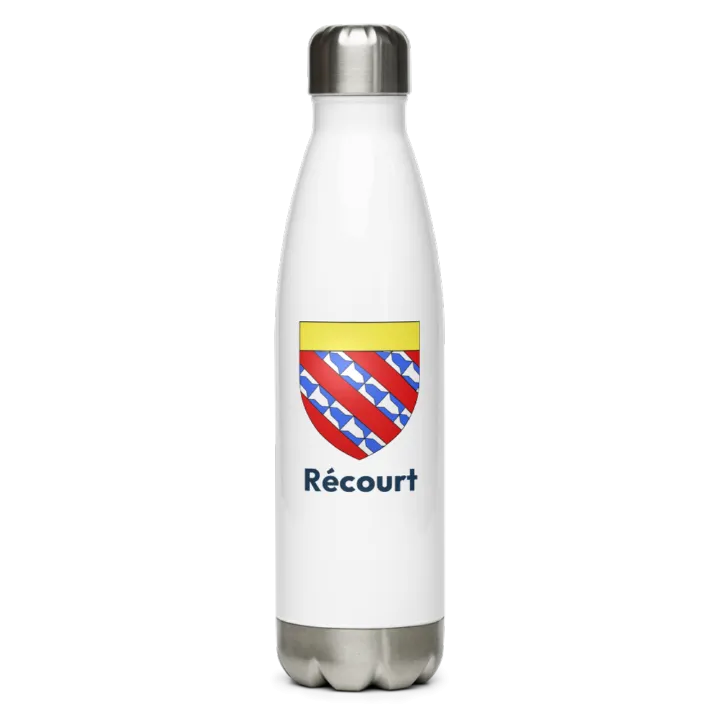 Gourde inox blason de Récourt