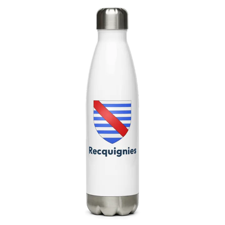Gourde inox blason de Recquignies