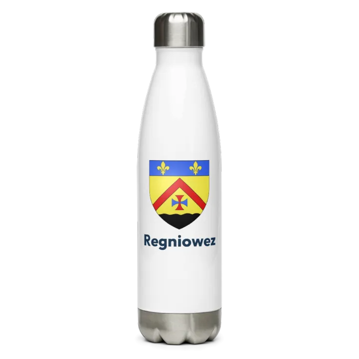 Gourde inox — blason de Regniowez