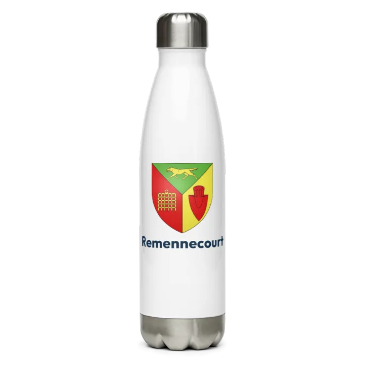 Gourde inox — blason de Remennecourt