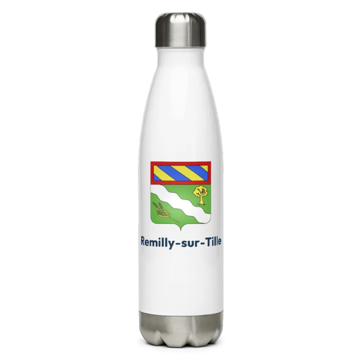 Gourde inox — blason de Remilly-sur-Tille