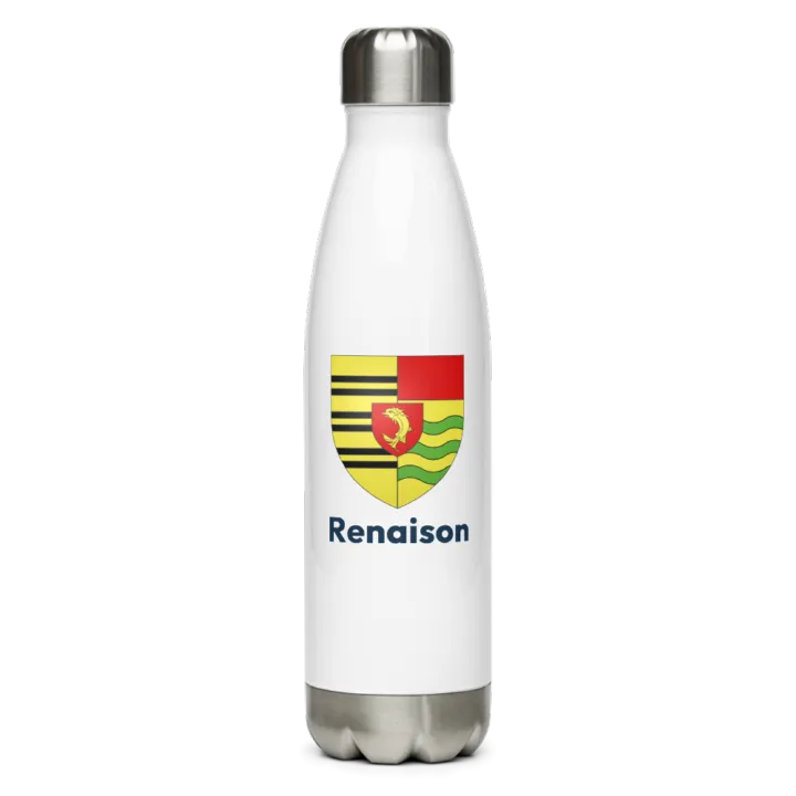 Gourde inox blason de Renaison