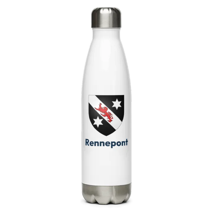 Gourde inox — blason de Rennepont