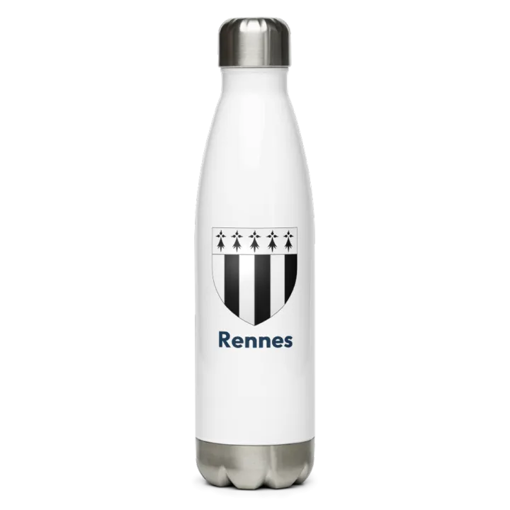 Gourde inox blason de Rennes