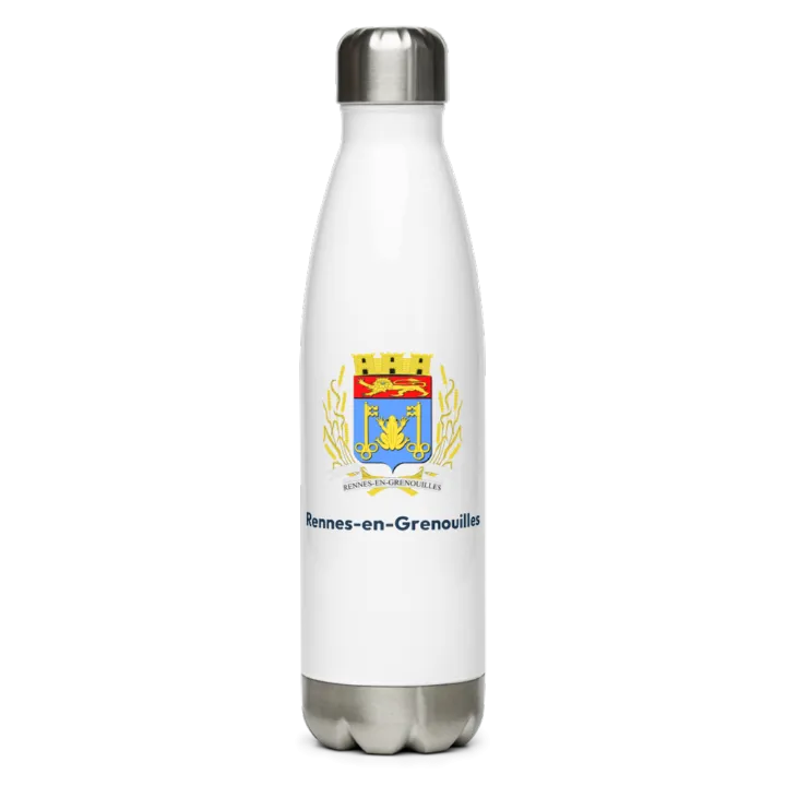 Gourde inox blason de Rennes-en-Grenouilles