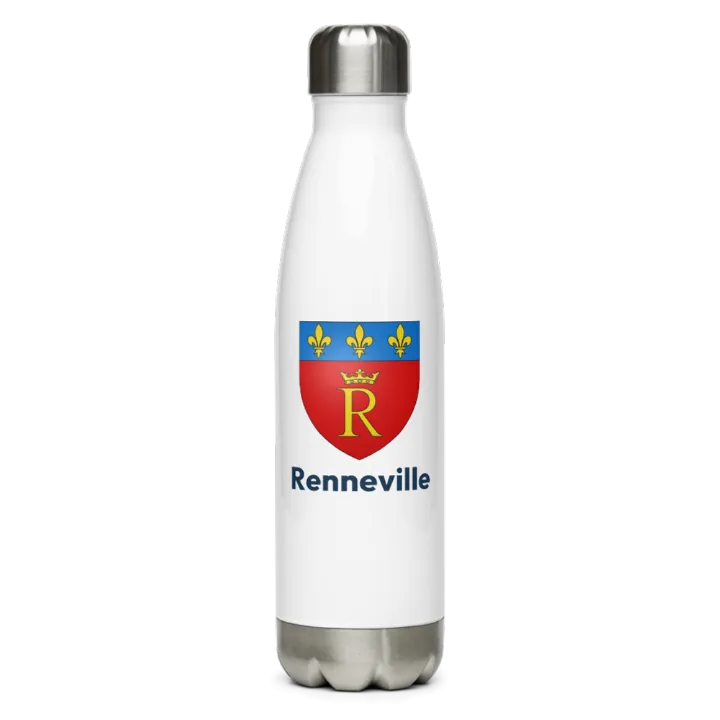 Gourde inox — blason de Renneville