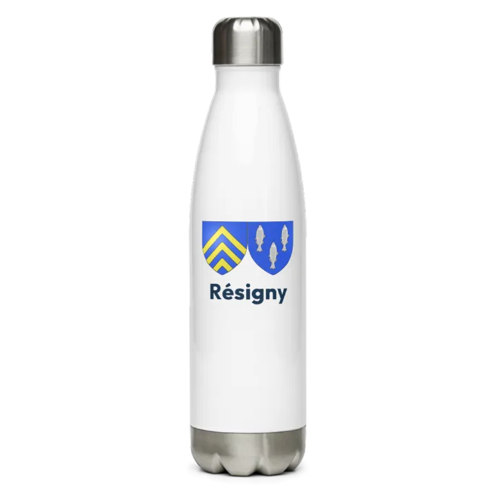 Gourde inox blason de Résigny