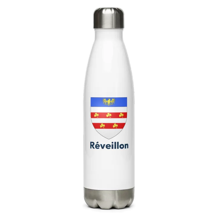 Gourde inox blason de Réveillon