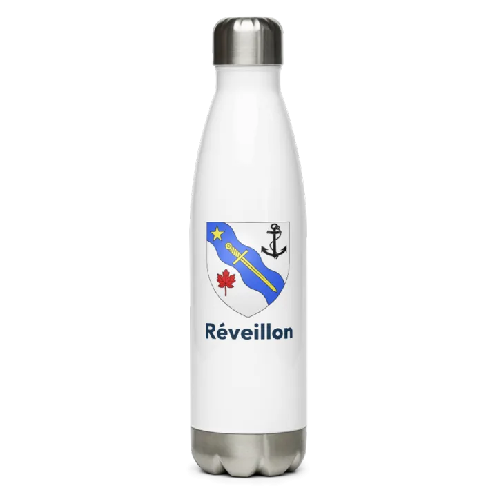 Gourde inox blason de Réveillon