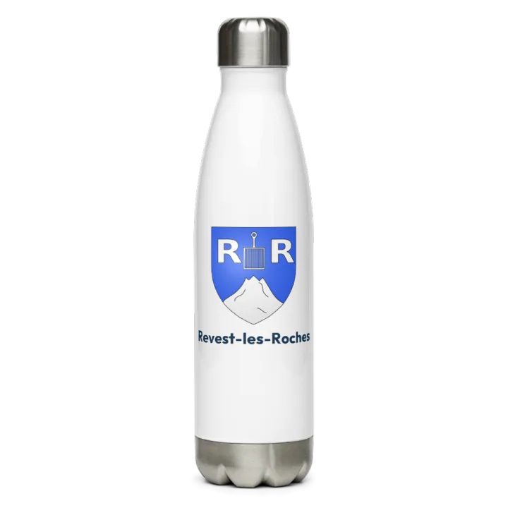 Gourde inox — blason de Revest-les-Roches
